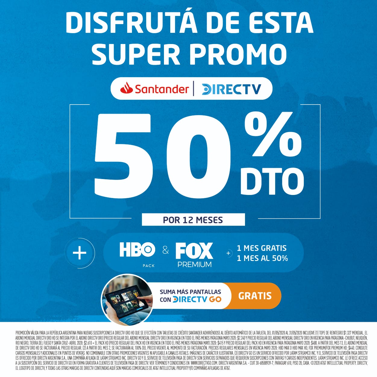 Promoción exclusiva para clientes Santander
